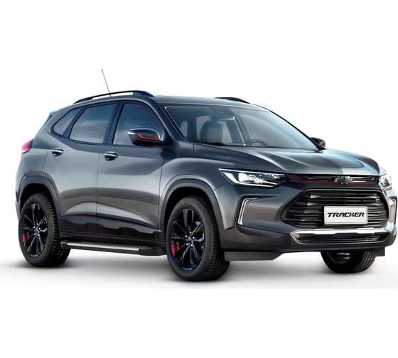 Пороги на автомобиль Rival Black для Chevrolet Tracker Шевроле Трэкер IV 2021- D173AL.1002.1 1