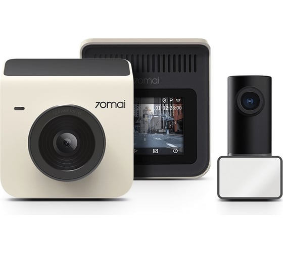 Видеорегистратор 70mai  A400-1 Dash Cam A400 + Rear Cam Set Ivory A400-1 Ivory