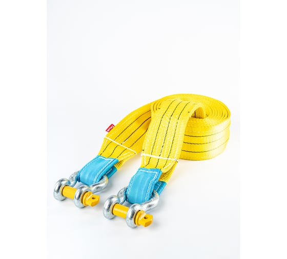 Усиленный буксировочный трос Tplus 16 т, 6 м, шакл/шакл T002060