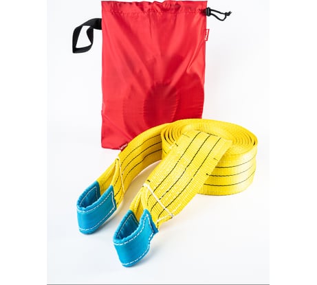 Усиленный буксировочный трос Tplus 16 т, 6 м, петля/петля T000937