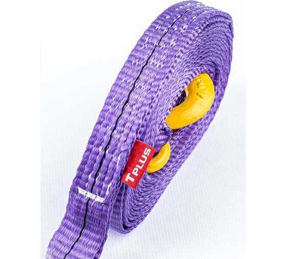 Буксировочный трос Tplus 4 т, 5 м, крюк/крюк T000054
