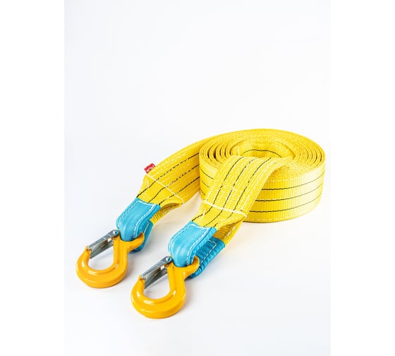 Усиленный буксировочный трос Tplus 16 т, 4 м, крюк/крюк T014673