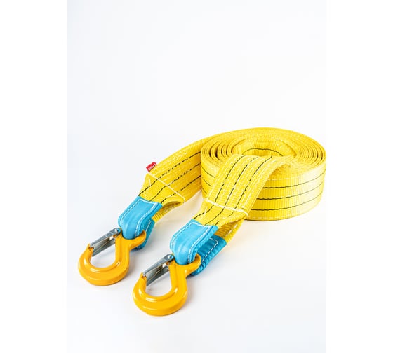 Усиленный буксировочный трос Tplus 16т, 5 м, крюк/крюк T000932