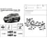 Фаркоп торцевой Toyota LC Prado 150 рестайлинг Black Onyx 2020- BERG F.5714.005 5