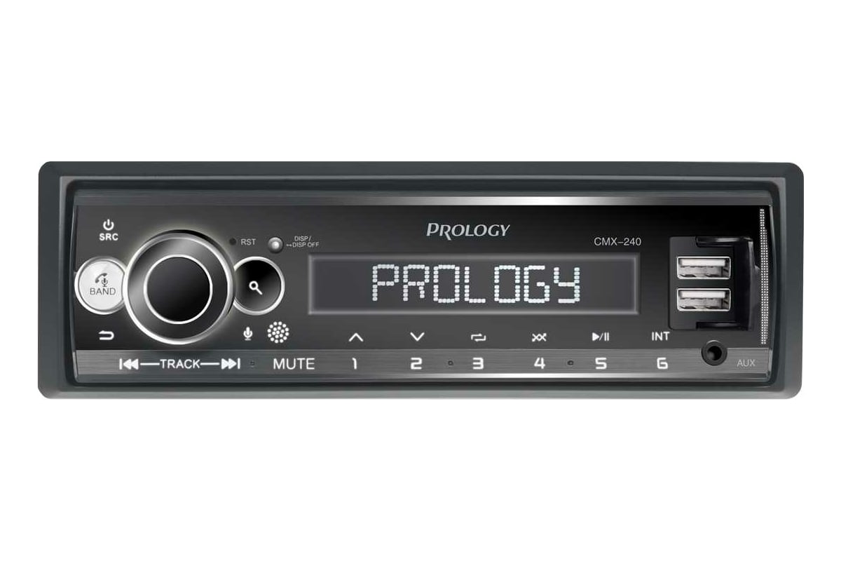 Автомагнитола PROLOGY CMX-240 4607940901532 - выгодная цена, отзывы,  характеристики, фото - купить в Москве и РФ