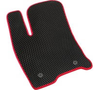 Водительский коврик Vicecar ЕВА для Toyota Mark, Сhaser, Cresta 100, правый руль 1996-2000 1EV45063-красный