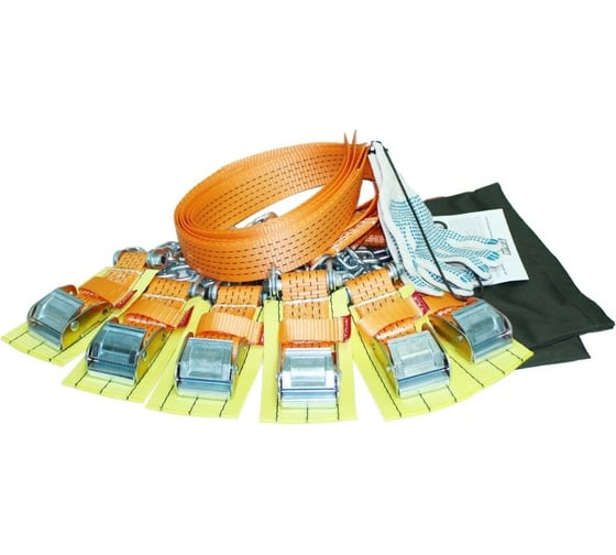 Комплект браслетов противоскольжения Tplus тип1 4WD, R16-R21, усиленный, в мешке, 6 шт. T007604 1