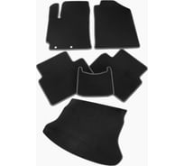 Коврики ViceCar ЕВА в салон и багажник для Honda CR-V III 2006-2012 SB16010R_ссер
