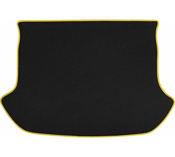 Коврик ViceCar ЕВА в багажник для Hyundai Santa Fe II 2006 - 2010 EV18013R_желтый 1