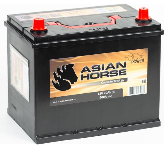 Аккумуляторная батарея Black Horse 12V ASIA BH 70 (1) D26R
