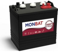 Аккумуляторная батарея MONBAT P89P6US3_1 6V, 225 Ач, 261x181x276 мм MP6VUS-225