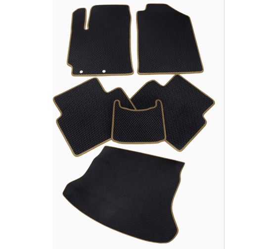 Коврики Vicecar ЕВА в салон и багажник для Mazda CX-5 2011-2017 SB28011R_беж 1