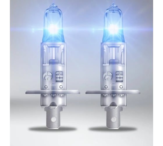 Автолампа Osram H1 55 P14.5s COOL BLUE INTENSE 5000K 12V, 2 шт. 64150CBN-HCB