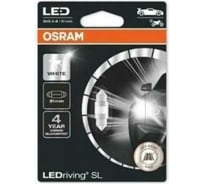 Автолампа Osram C5W SV8.5/8 LED 31мм 12V, блистер 1 шт. 6438DWP-01B 22156539