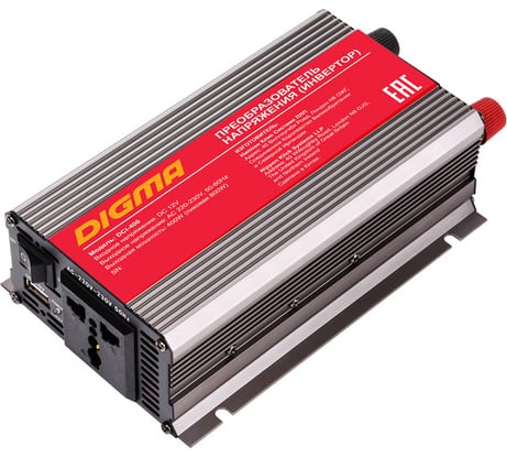 Автоинвертор DIGMA DCI-400 400 Вт 479866