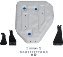 Защита топливного бака + комплект крепежа Rival для Hyundai Tucson 2021- , алюминий 333.2389.1