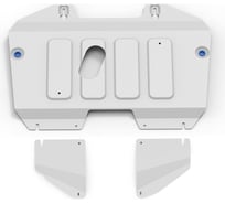 Защита картера + КПП + комплект крепежа Rival для Toyota Highlander 2020- , алюминий 333.9549.1