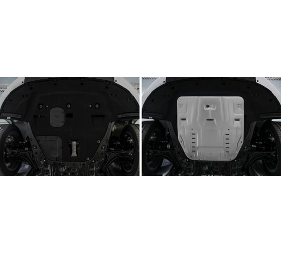Защита картера + КПП Rival Hyundai Santa Fe 21-/Santa Fe 24-/Tucson 21-/Kia Sorento 20-/Sportage 21- 333.2862.1
