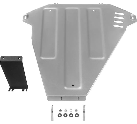 Защита КПП + комплект крепежа Rival для Subaru Outback, V - 2.5, алюминий 333.5441.1 1