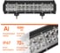 Светодиодная фара (балка) двухрядная Airline 24 LED комбинированный свет, 72W, 300x78x65, 12/24V ALED050 2