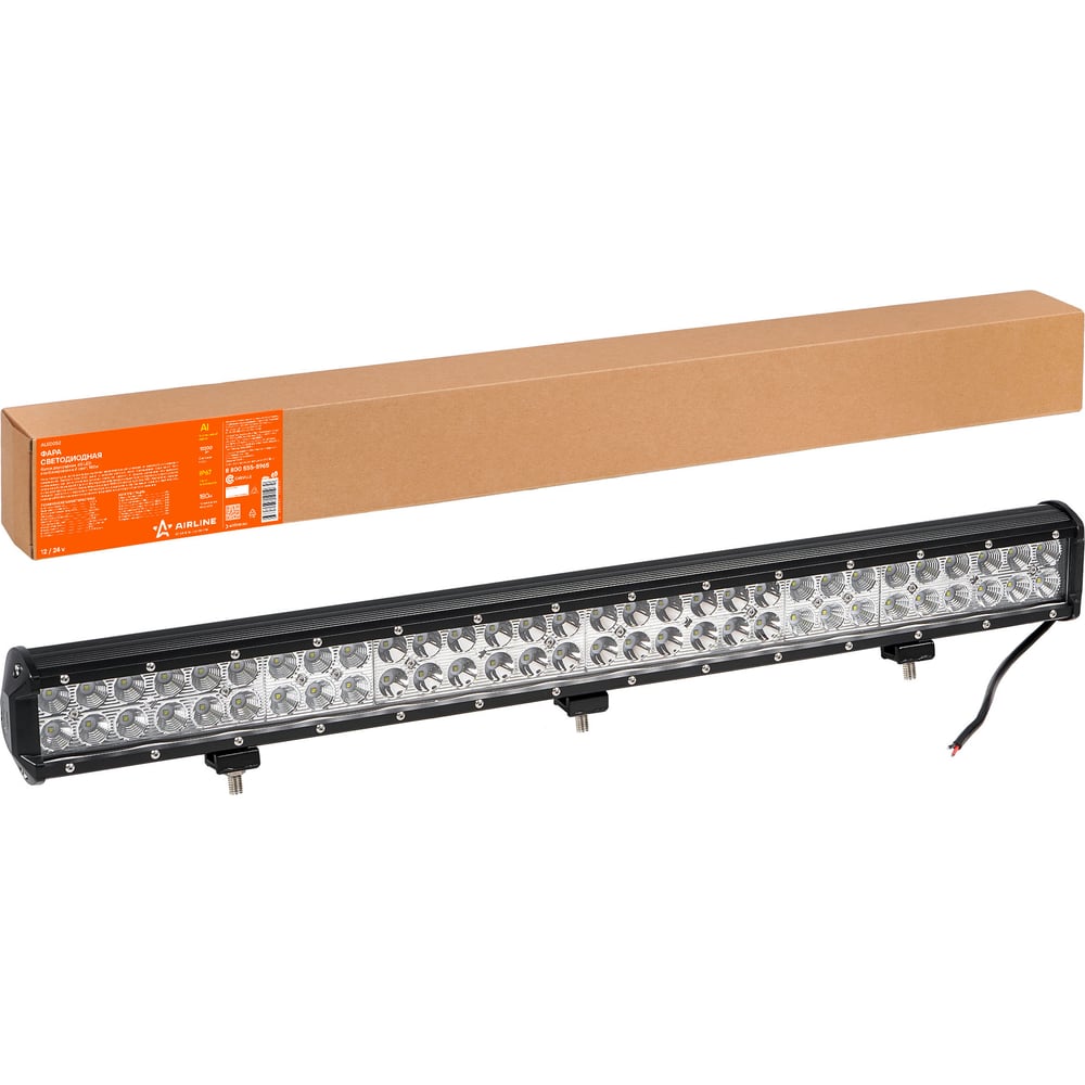 Балка светодиодная 180W 60 диодов 710х78х65 12/24V (AIRLINE)
