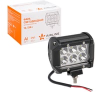 Светодиодная фара (балка) двухрядная Airline 6 LED направленный свет, 18W, 98x78x65, 12/24V ALED040