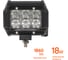 Светодиодная фара (балка) двухрядная Airline 6 LED рассеянный свет, 18W, 98x78x65, 12/24V ALED041 2