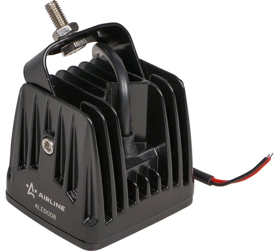 Светодиодная квадратная фара Airline 4 LED линза 4D, 12W, 82x75x75, 12/24V  ALED008