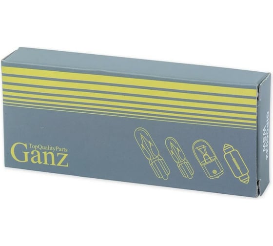 Лампа 24V W1,2W 1,2W W2x4,6d BOX Ganz GIP06025