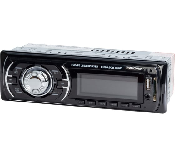 Автомагнитола DCR-320MC 1DIN 4x45Вт DIGMA 1088432