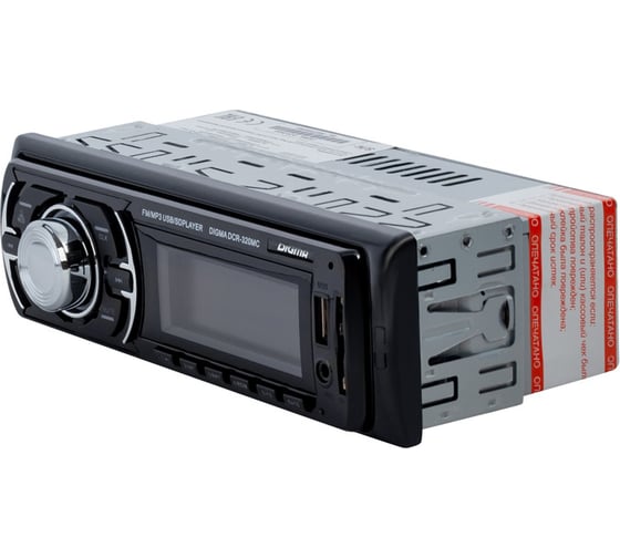 Автомагнитола DCR-320MC 1DIN 4x45Вт DIGMA 1088432