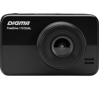 Видеорегистратор DIGMA FreeDrive 119 DUAL черный, 1.3Mpix, 1080x1920 1080p, 140 гр. GP2247 1521296