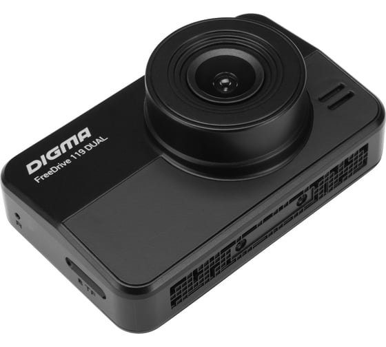 Видеорегистратор DIGMA FreeDrive 119 DUAL черный, 1.3Mpix, 1080x1920 1080p, 140 гр. GP2247 1521296