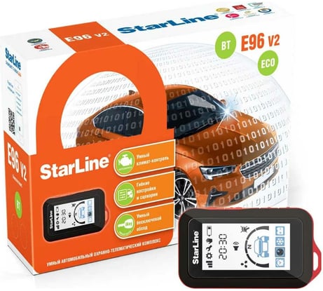 Охранно-телематичекий комплекс StarLine E96 V2 BT ECO 2CAN+4LIN 4003274