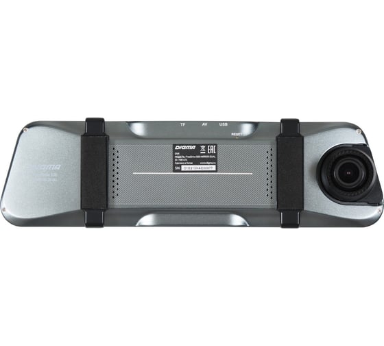 Видеорегистратор DIGMA FreeDrive 606 MIRROR DUAL черный, 2Mpix 1080x1920 1080p 170 гр. 1581474