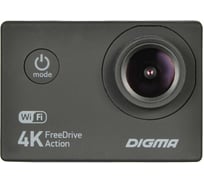 Видеорегистратор DIGMA FreeDrive Action 4K WiFi черный, 8Mpix 2160x3840 2160p, 150 гр. 1132275