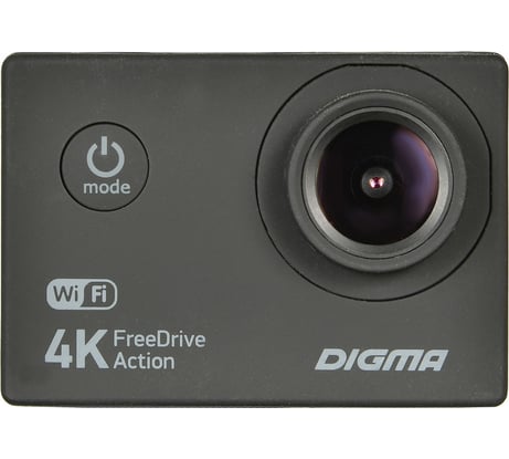 Видеорегистратор DIGMA FreeDrive Action 4K WiFi черный, 8Mpix 2160x3840 2160p, 150 гр. 1132275