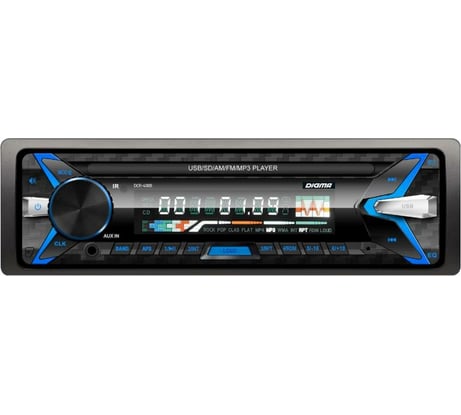Автомагнитола DIGMA DCR-400B 1DIN 4x45Вт 484474