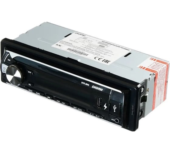 Автомагнитола DIGMA DCR-380G 1DIN 4x45Вт 480591