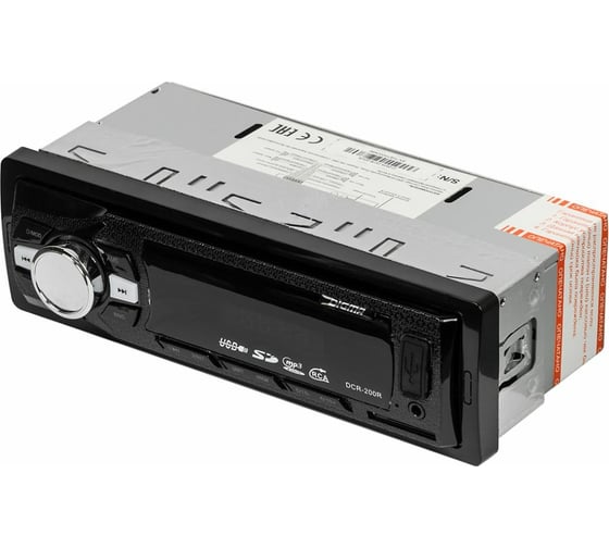 Автомагнитола DIGMA DCR-200R 1DIN 4x45Вт 479888
