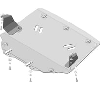 Алюминиевая защита ООО Трио Сервис MOTODOR 5 мм радиатор BMW 6 30202
