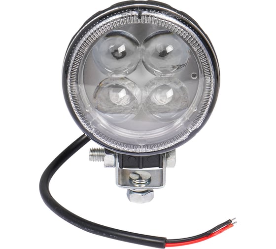 Светодиодная круглая фара Airline 4 LED направленный свет, 12W, 83x83x51, 12/24V ALED003