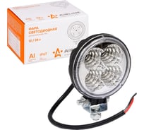 Светодиодная круглая фара Airline 4 LED рассеянный свет, 12W, 83x83x51, 12/24V ALED002 22376265