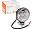 Светодиодная круглая фара Airline 4 LED рассеянный свет, 12W, 83x83x51, 12/24V ALED002 1