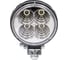 Светодиодная круглая фара Airline 4 LED рассеянный свет, 12W, 83x83x51, 12/24V ALED002 2