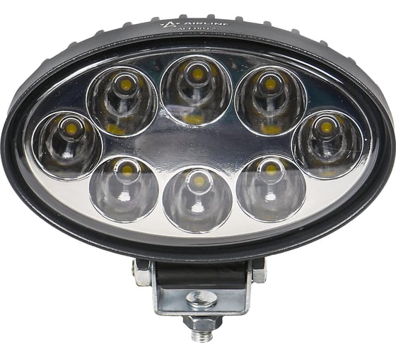 Светодиодная овальная фара Airline 8 LED направленный свет, 24 Вт, 140x86x55 мм, 12/24 В ALED012