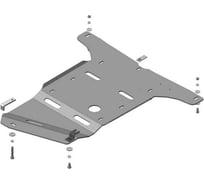 Алюминиевая защита ООО Трио Сервис MOTODOR 5 мм КПП, РК BMW 7 series, полный привод 30211