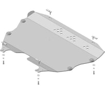 Алюминиевая защита ООО Трио Сервис MOTODOR 5 мм Д, КПП Ford Mondeo 2015-2019 30709