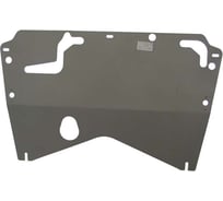 Алюминиевая защита ООО Трио Сервис MOTODOR 5 мм Д, КПП, Nissan Teana, полн. пр., с 2008- 31407