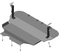 Алюминиевая защита ООО Трио Сервис MOTODOR 5 мм Д, КПП Skoda Octavia A7 32302